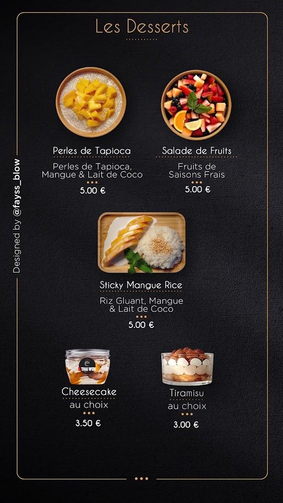 O THAÏ WOK - Menu Image 4